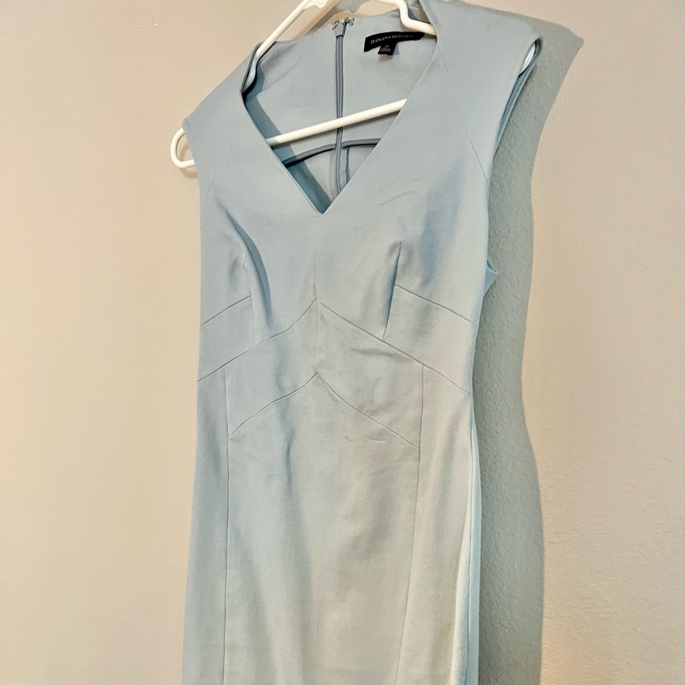 Light blue banana republic bodycon dress